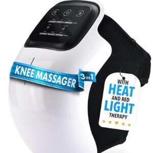 FORTHiQ Knee Massager Smart with Heat, Red Light and Massage Therapy, 3-in-1 Cor